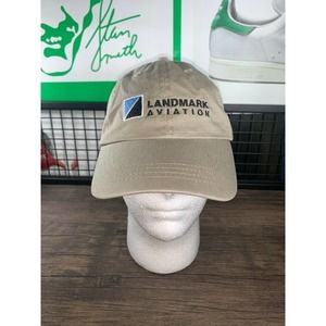 Landmark Aviation Logo Tan Hat